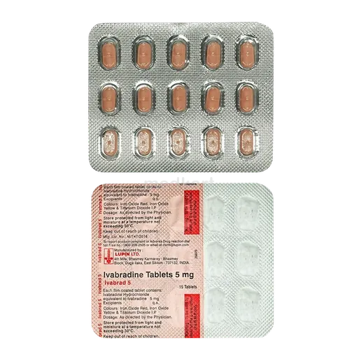 ivabrad 5mg tablet 15's